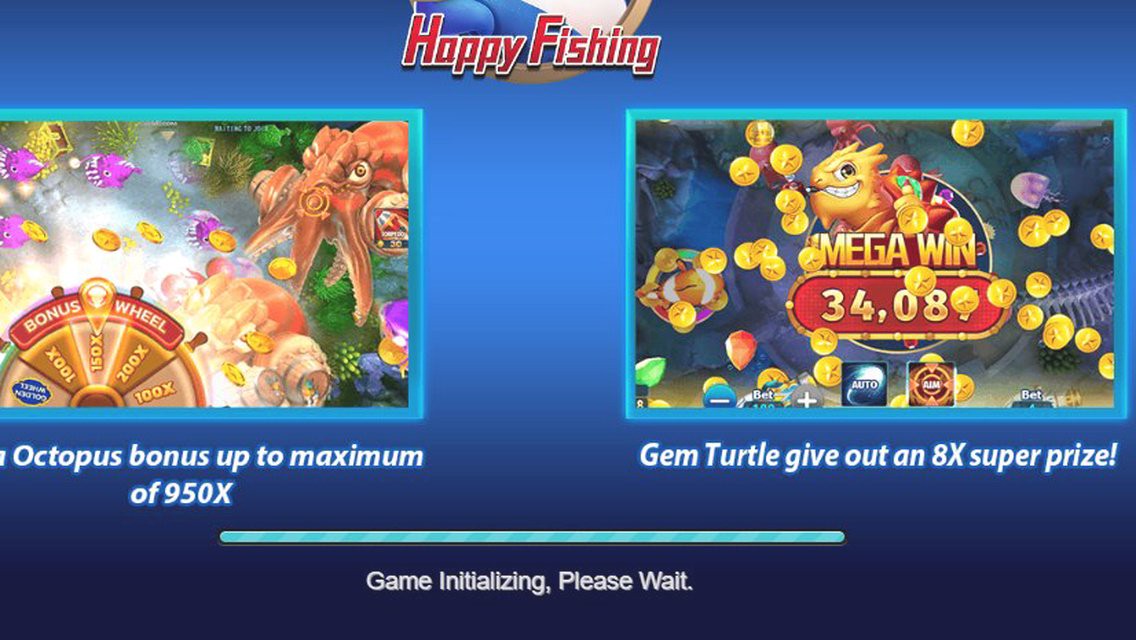 Happy Fishing · Tampilan Aplikasi GARUDA138